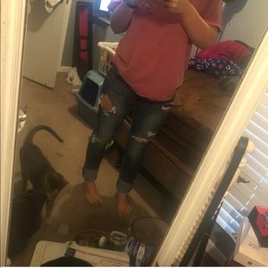 American Eagle ripped jeans